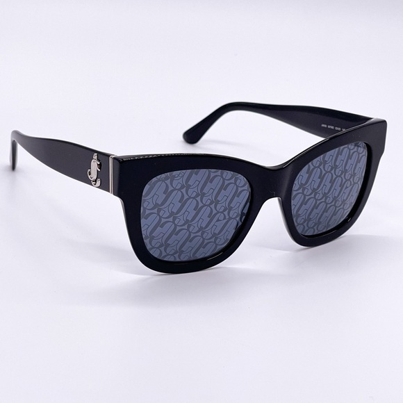 NEW JIMMY CHOO SUNGLASSES JIMMY CHOO JAN/S 807 BLACK WOMEN’S EYEWEAR JIMMY CHOO - Picture 7 of 12